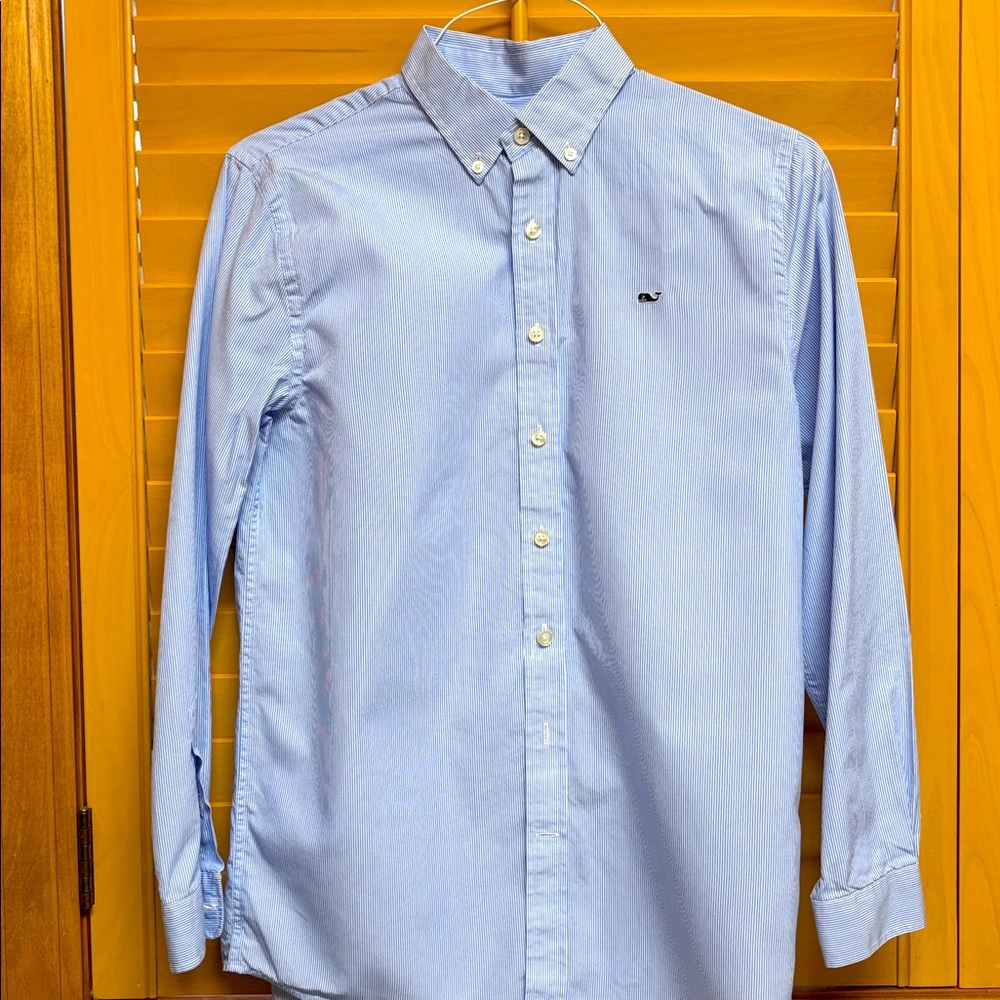 Vineyard Vines Boys XL striped oxford